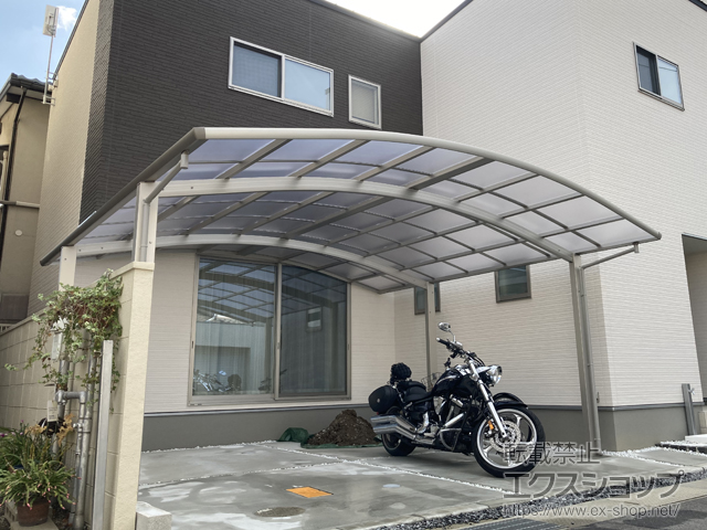 岡山県岡山市ののカーポート レイナツインポートグラン　積雪〜20cm対応 施工例