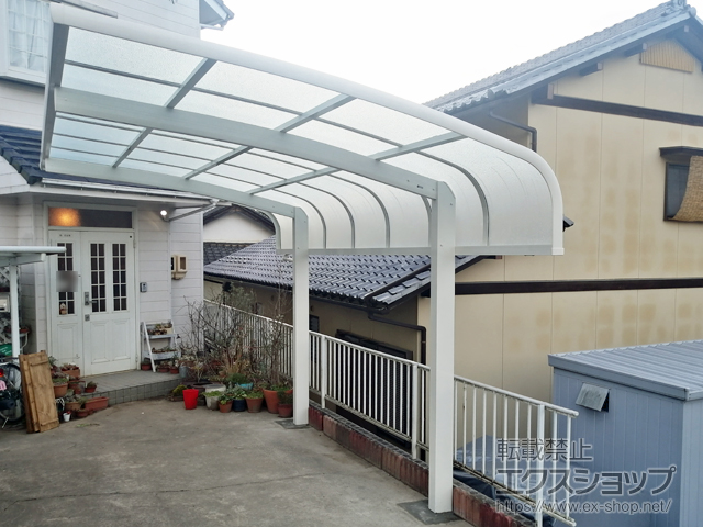 岐阜県岐阜市ののカーポート レイナキャップポートグラン　積雪〜20cm対応 施工例