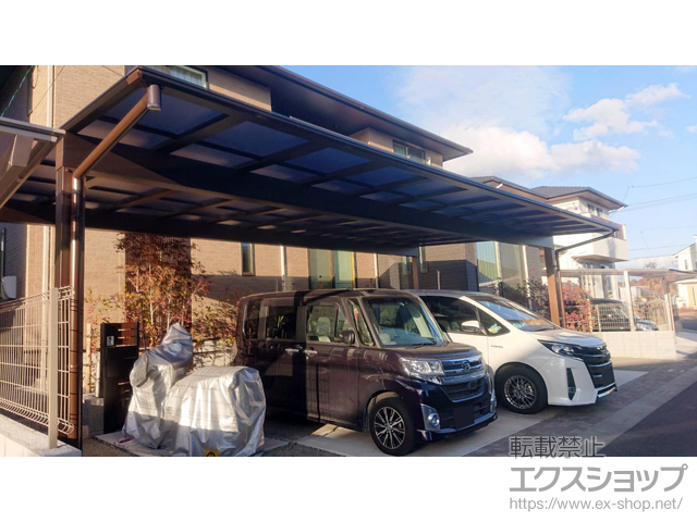 大分県大分市ののカーポート エフルージュ トリプル FIRST 積雪〜20cm対応 施工例