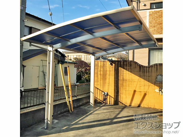 埼玉県深谷市ののカーポート プレシオスポート 積雪〜20cm対応 施工例
