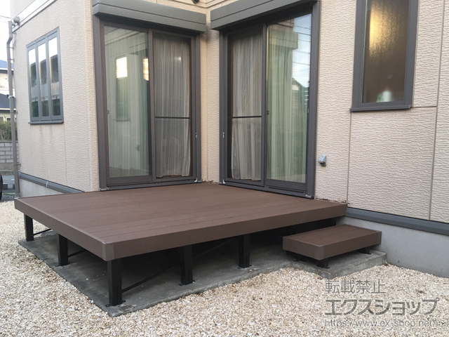 山口県下関市ののウッドデッキ リウッドデッキ 200 施工例