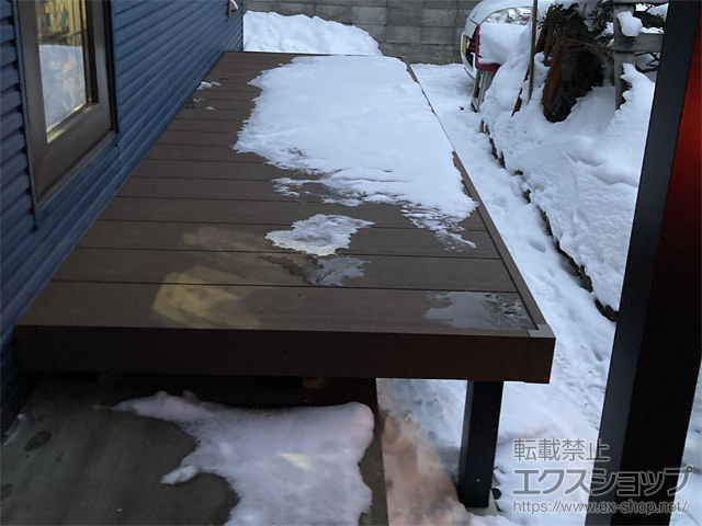 北海道札幌市ののウッドデッキ マージウッドデッキ 施工例