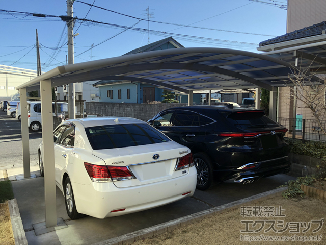 埼玉県鴻巣市ののカーポート レイナツインポートグラン　積雪〜20cm対応 施工例