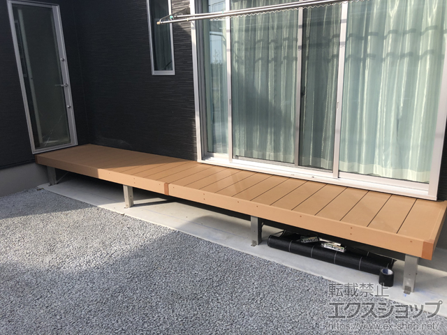 熊本県宇城市ののウッドデッキ リウッドデッキ 200 施工例