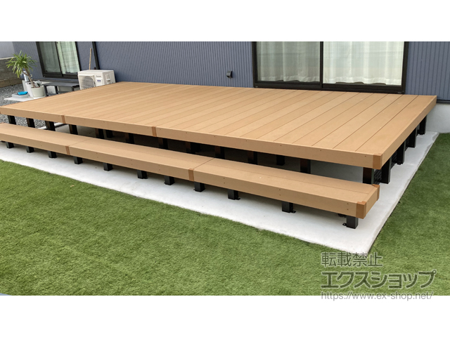 大分県宇佐市ののウッドデッキ リウッドデッキ 200 施工例