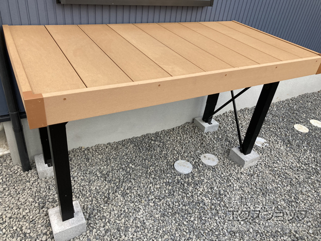 大分県宇佐市ののウッドデッキ リウッドデッキ 200 施工例