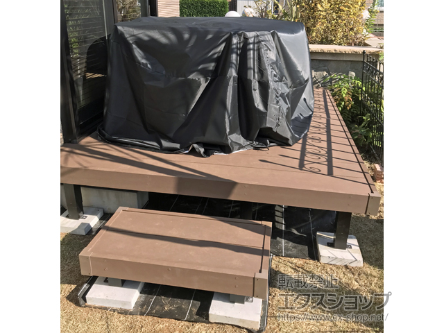 千葉県印西市ののウッドデッキ リウッドデッキ 200 施工例