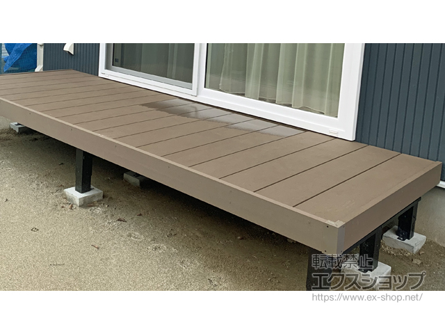 福島県福島市ののウッドデッキ マージウッドデッキ 施工例