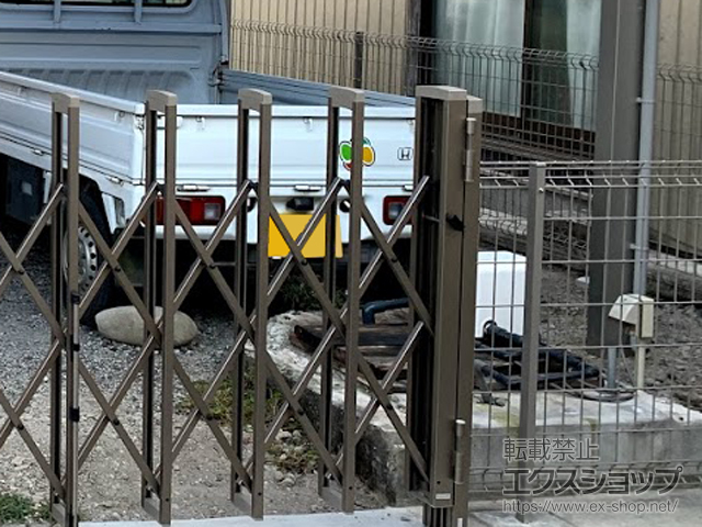 徳島県那賀郡那賀町ののフェンス・柵 イーネットフェンス A1F型 自由柱タイプ 施工例