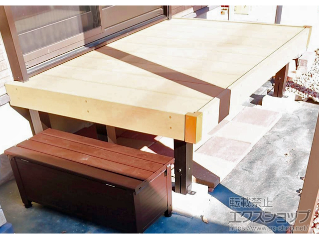 埼玉県児玉郡上里町ののウッドデッキ マージウッドデッキ 施工例