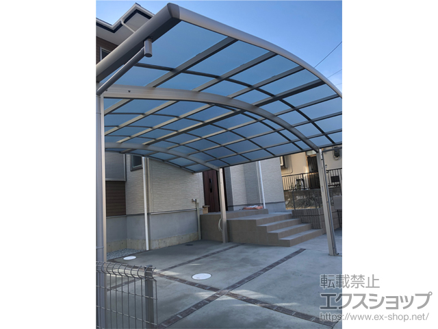兵庫県西宮市ののカーポート レイナツインポートグラン　積雪〜20cm対応 施工例
