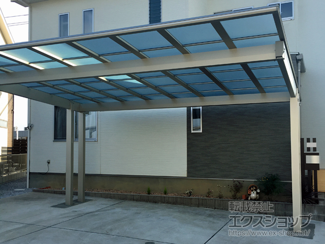 宮崎県宮崎市ののフェンス・柵 メッシュフェンス G10-R 自由柱 施工例