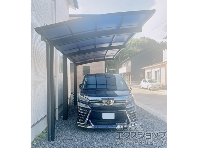 和歌山県田辺市ののカーポート レイナポートグラン 延長　積雪〜20cm対応 施工例