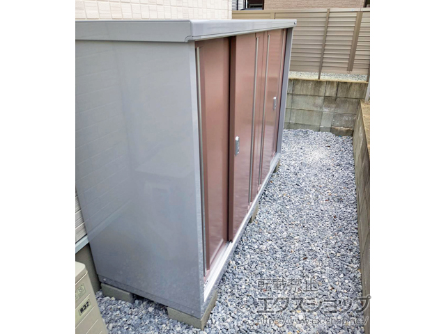 福岡県福岡市のの物置・屋外倉庫 シンプリー 一般型 1940×615×1303 MJX-196C-AR 施工例