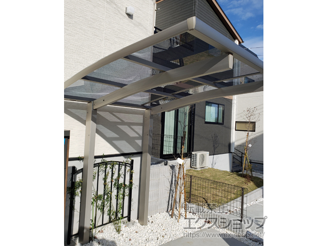 千葉県柏市ののサイクルポート・駐輪場 プレシオスポート ミニ 積雪〜20cm対応 施工例