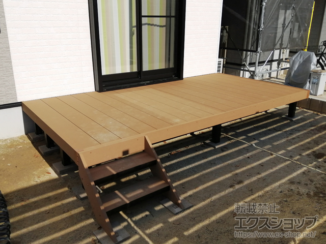 埼玉県北本市ののウッドデッキ マージウッドデッキ 施工例