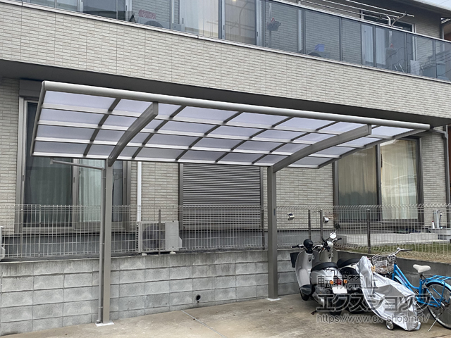 千葉県成田市ののカーポート プレシオスポート 積雪〜20cm対応 施工例