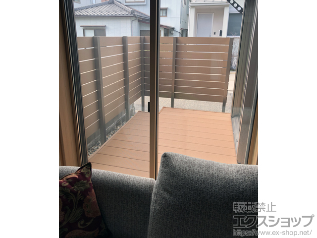 新潟県新潟市ののウッドデッキ リウッドデッキ 200 施工例