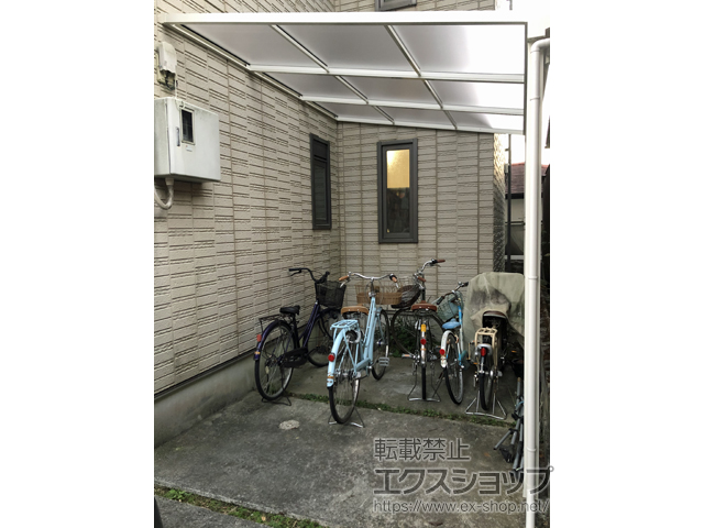 愛媛県宇和島市ののテラス屋根 ソラリア F型 テラスタイプ 単体 積雪〜20cm対応 施工例