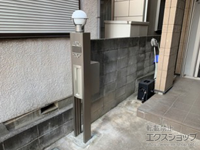神奈川県相模原市のの機能門柱・ポスト スクリーンファンクションユニット ベーシックタイプ 施工例