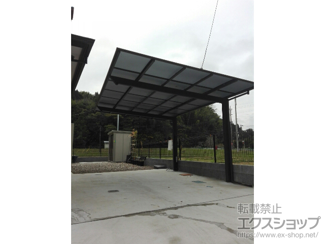 千葉県いすみ市ののカーポート ソリッドポート 積雪〜20cm対応 施工例