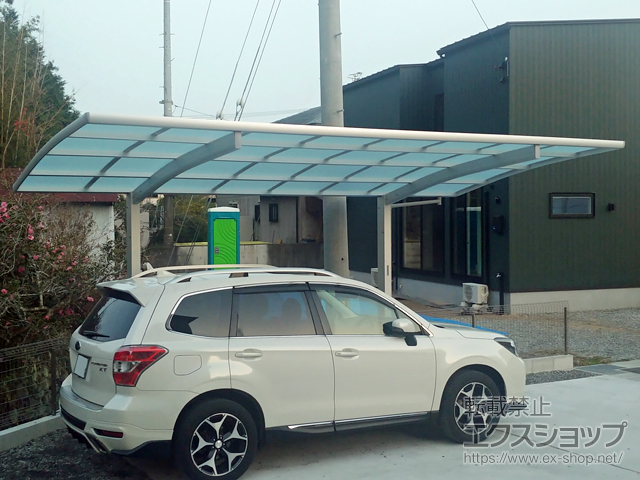 高知県土佐市ののカーポート レイナポートグラン　積雪〜20cm対応 施工例