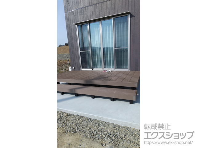 広島県東広島市ののウッドデッキ リウッドデッキ 200 施工例