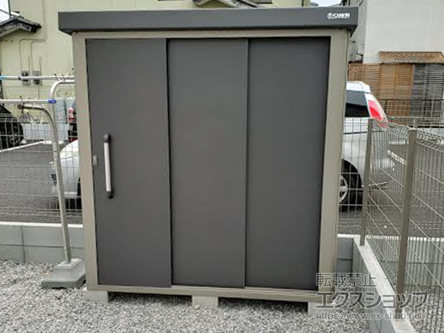 埼玉県川越市のの物置・屋外倉庫 エスケーエイト SK8-50 一般型 1800×800×1940 SK8-50-GK 施工例