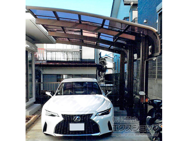 神奈川県横浜市ののカーポート レイナキャップポートグラン50　積雪〜50cm対応 施工例