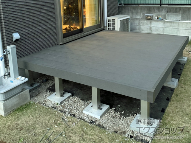 東京都八王子市ののウッドデッキ リウッドデッキ 200 施工例