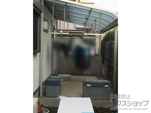 東京都小金井市ののテラス屋根 ソラリア R型 テラスタイプ 単体 積雪〜20cm対応 施工例
