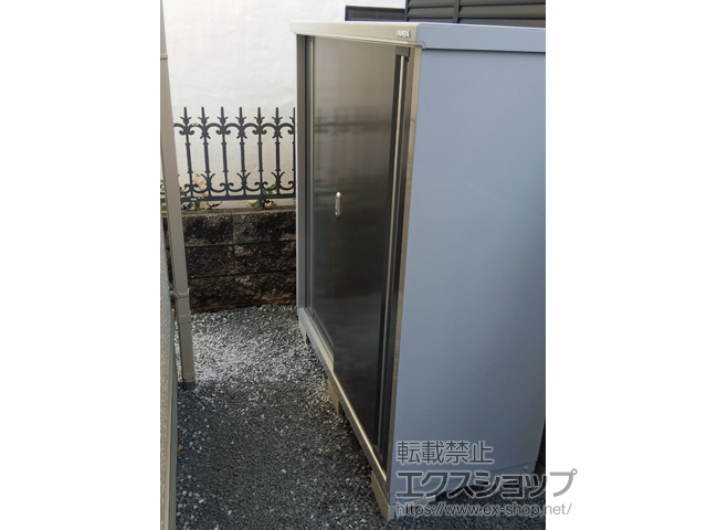 静岡県沼津市のの物置・屋外倉庫 シンプリー 一般型 1520×615×1603 MJX-156D-PG 施工例