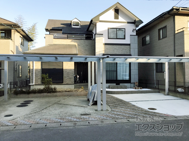 大分県大分市ののカーポート エフルージュ ツイン FIRST 積雪〜20cm対応 施工例