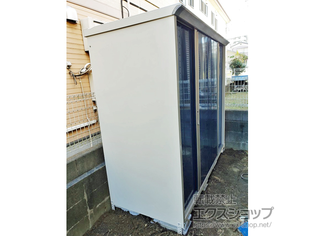 千葉県柏市のの物置・屋外倉庫 グランプレステージジャンプ 2247×900×1900（GP-229A-F） GP-229A-F-DB 施工例