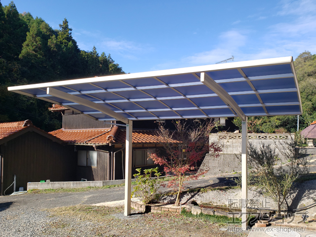 山口県山陽小野田市ののカーポート レイナポートグラン　積雪〜20cm対応 施工例