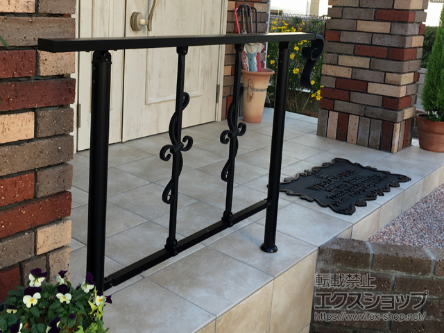 福岡県糟屋郡新宮町のの手すり アーキレール 歩行補助手すり 施工例