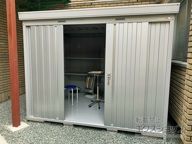 福岡県福岡市のの物置・屋外倉庫 ネクスタ 一般型 2630×2210×2075（NXN-60S） NXN-60S-FS 施工例