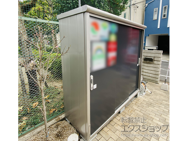 東京都江戸川区のの物置・屋外倉庫 エスモ 一般型 2100×750×1959（ESE-2107A） ESE-2107A-SM 施工例