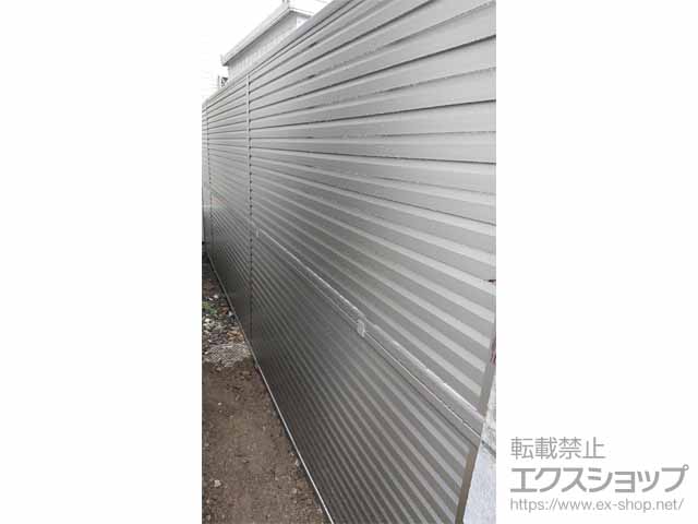 東京都国分寺市ののフェンス・柵 ミエーネフェンス 目隠しルーバータイプ 2段支柱 自立建て用 施工例