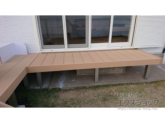 和歌山県和歌山市ののウッドデッキ リウッドデッキ 200 施工例