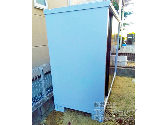 愛知県安城市のの物置・屋外倉庫 シンプリー 一般型 2160×905×1603 MJX-219D-P-TB 施工例