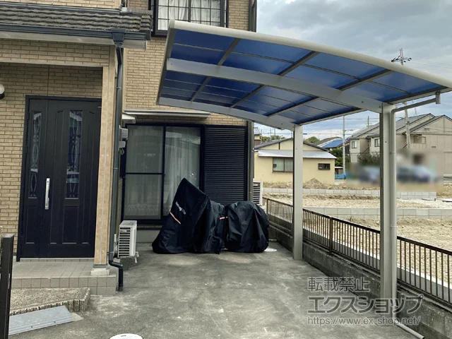 奈良県御所市のYKKAPのカーポート レイナポートグラン　積雪～20cm対応 施工例