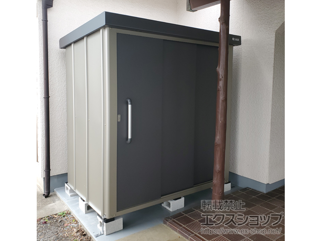 群馬県太田市のの物置・屋外倉庫 エスケーエイト SK8-70 一般型 1800×1200×1940 SK8-70-GK 施工例