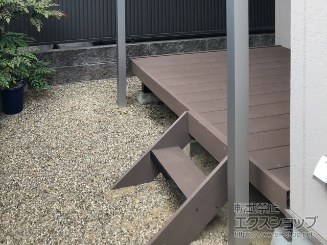 京都府京都市ののウッドデッキ マージウッドデッキ 施工例