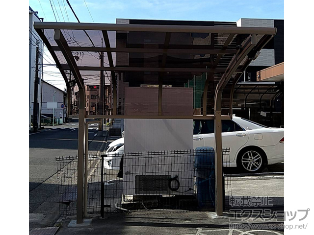 愛知県名古屋市ののサイクルポート・駐輪場 エクオーレNex 積雪〜20cm対応 施工例