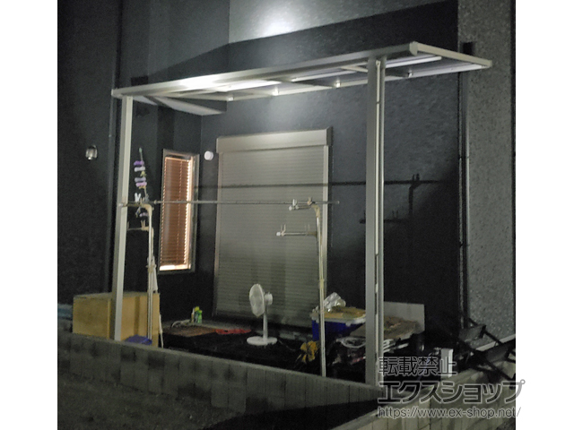 大阪府大阪市ののテラス屋根 プレシオステラスII F型 テラスタイプ 単体 積雪〜20cm対応 施工例