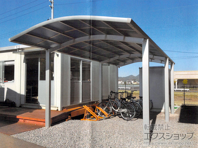 香川県高松市ののカーポート レイナワンポートグラン 延長　積雪〜20cm対応 幅=3,034mm 施工例