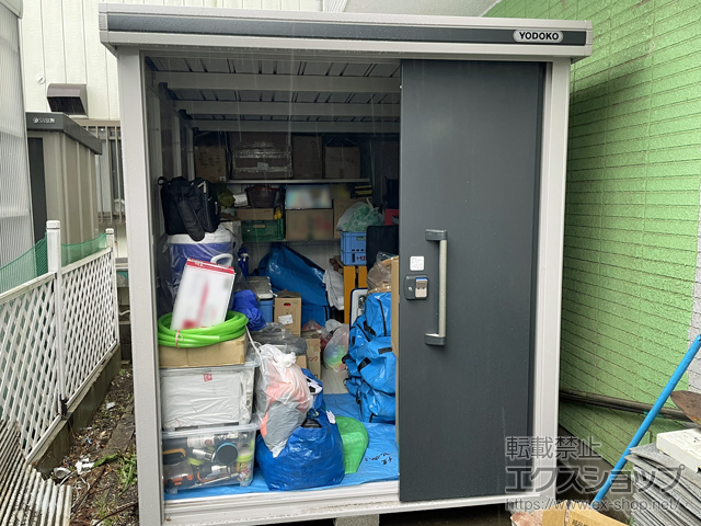 千葉県鎌ケ谷市のの物置・屋外倉庫 エルモ 一般型 1870×2920×2116 LMD-1829-SM 施工例