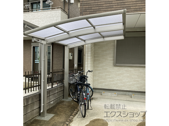 東京都足立区ののサイクルポート・駐輪場 プレシオスポート ミニ 積雪〜20cm対応 施工例