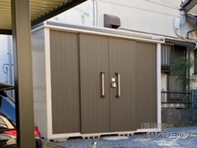 千葉県木更津市のの物置・屋外倉庫 エルモ 一般型 2570×1520×2120（LMD-2515） LMD-2515-DW 施工例